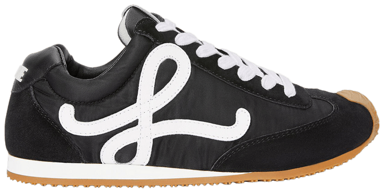 

Кроссовки Loewe Ballet Runner 2.0 'Black White', черный