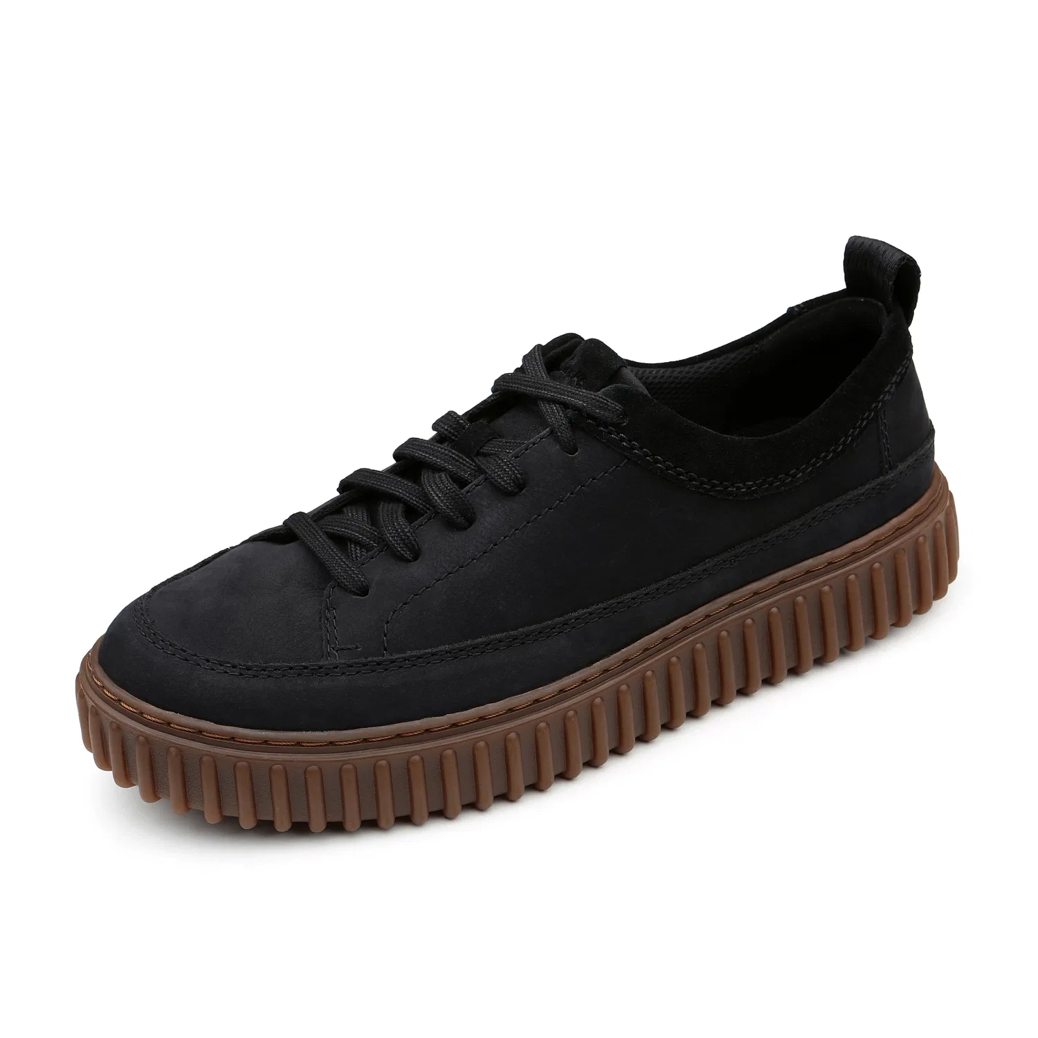 Мужские низкие кеды Thorhill чёрные от Clarks
