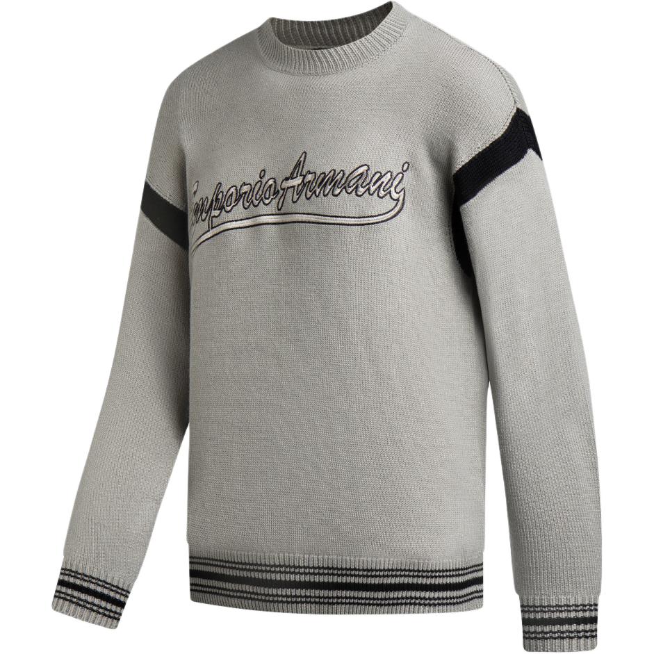 Свитер мужской taupe EMPORIO ARMANI, Taupe — фото 4