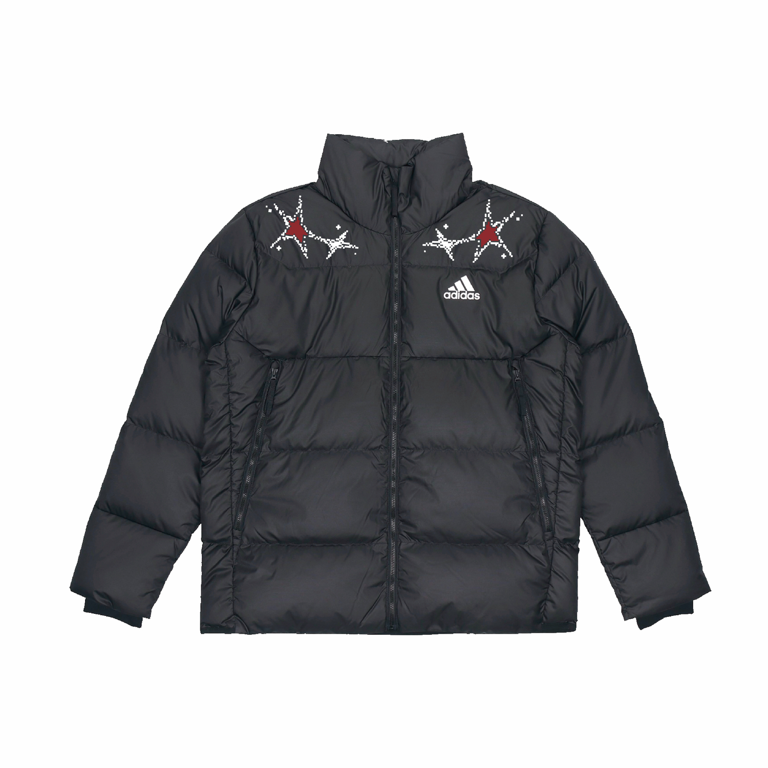 

Пуховая куртка с перегородками, унисекс Adidas, черный