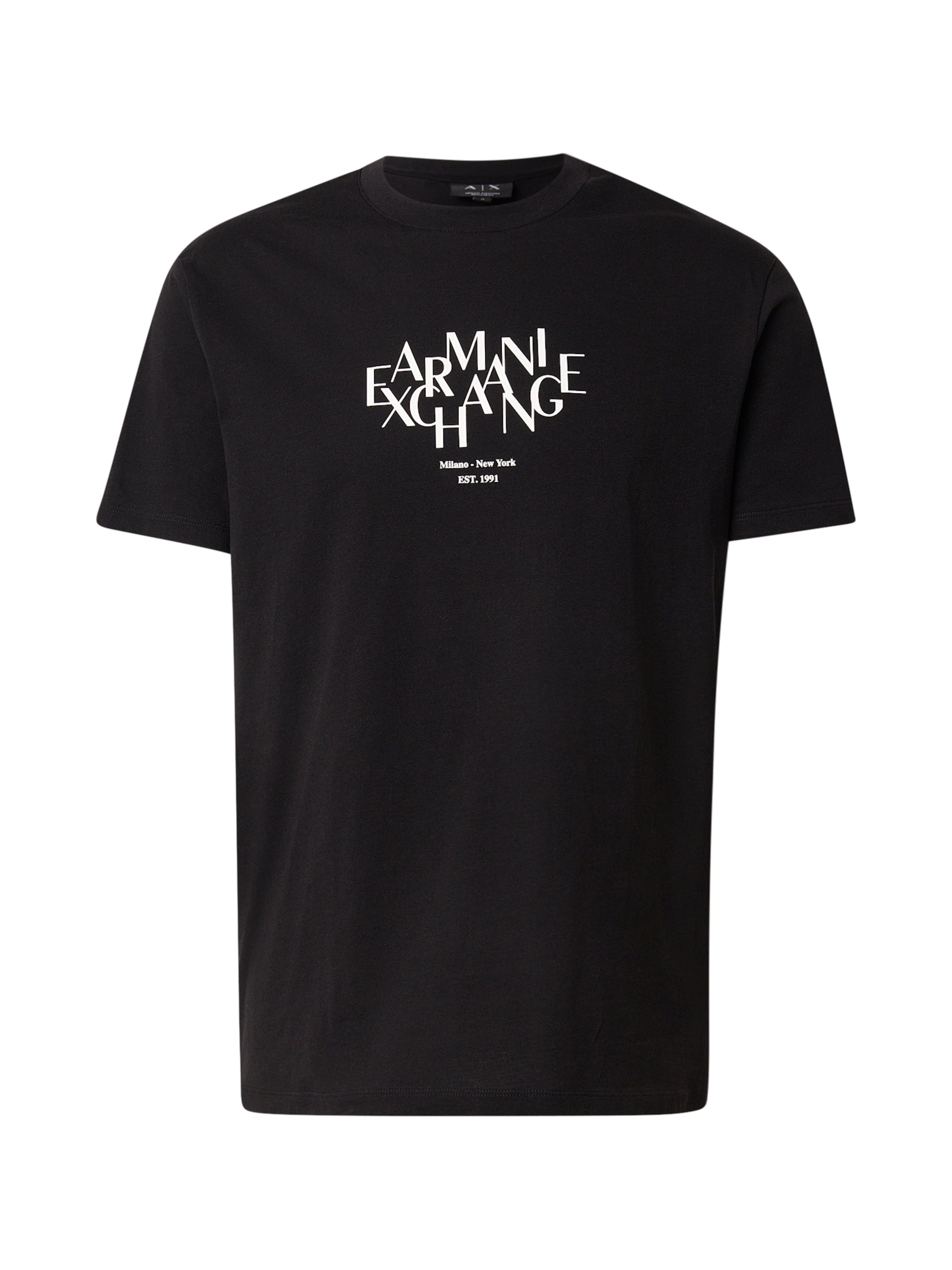 

ARMANI EXCHANGE Футболка в черном цвете