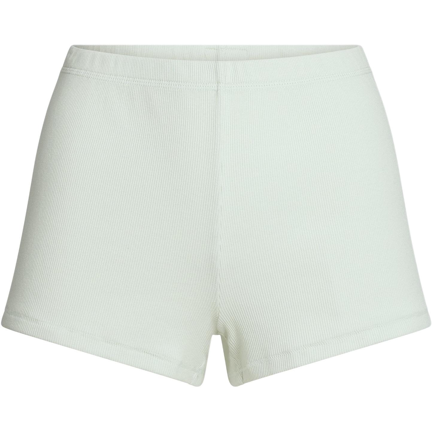 

Skims SS25 Хлопковые ребристые свободные шорты Casual Женские SPEARMINT/Spearmint