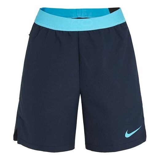 

Шорты pro flex с логотипом повседневные спортивные шорты Nike, синий