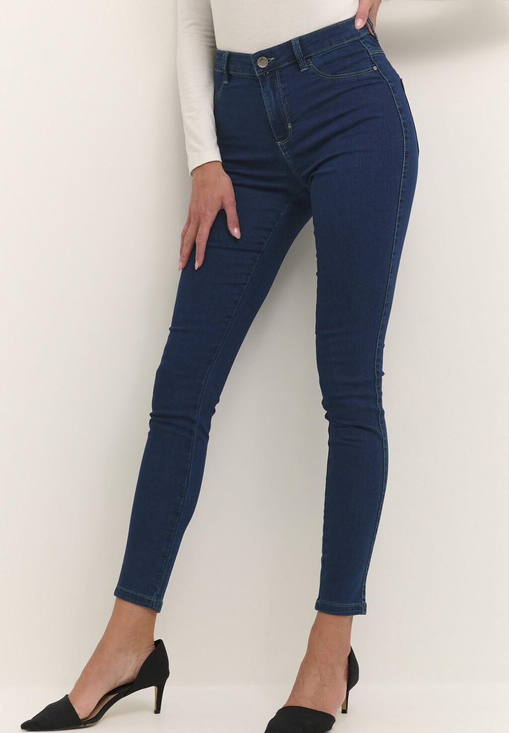 

Джинсы Skinny Fit Kaffe, темно-синий