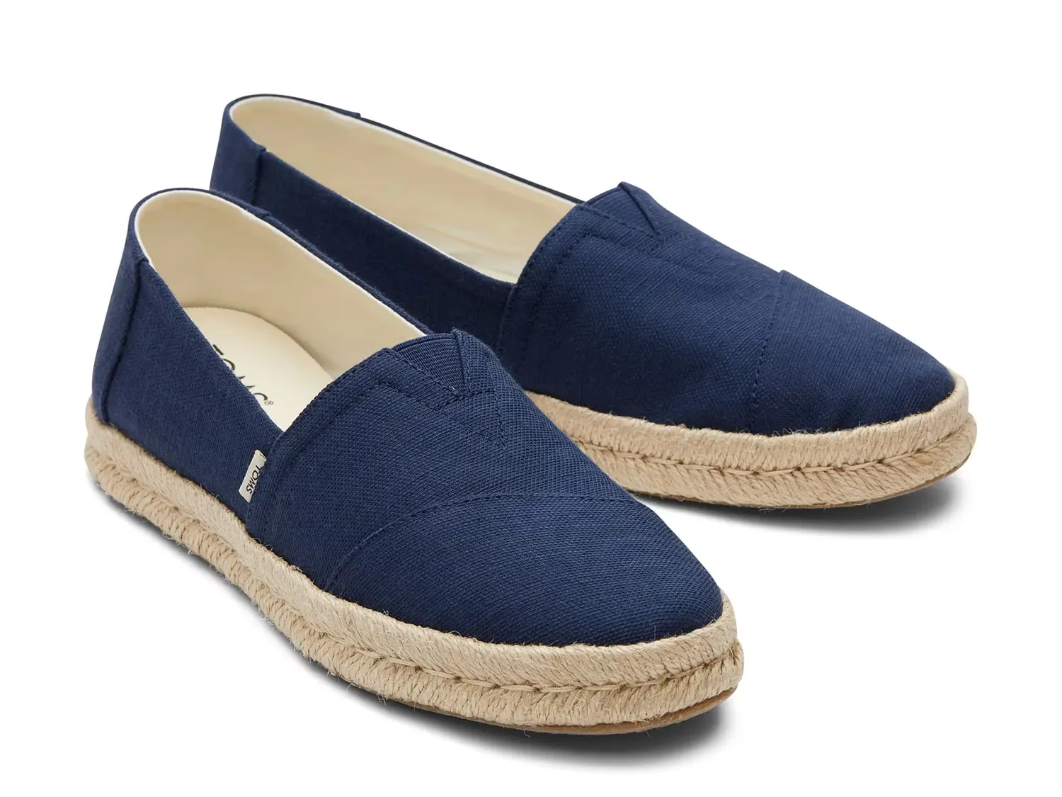 Эспадрильи Alpargata Rope Slip-On - женские Toms, Navy — фото 2