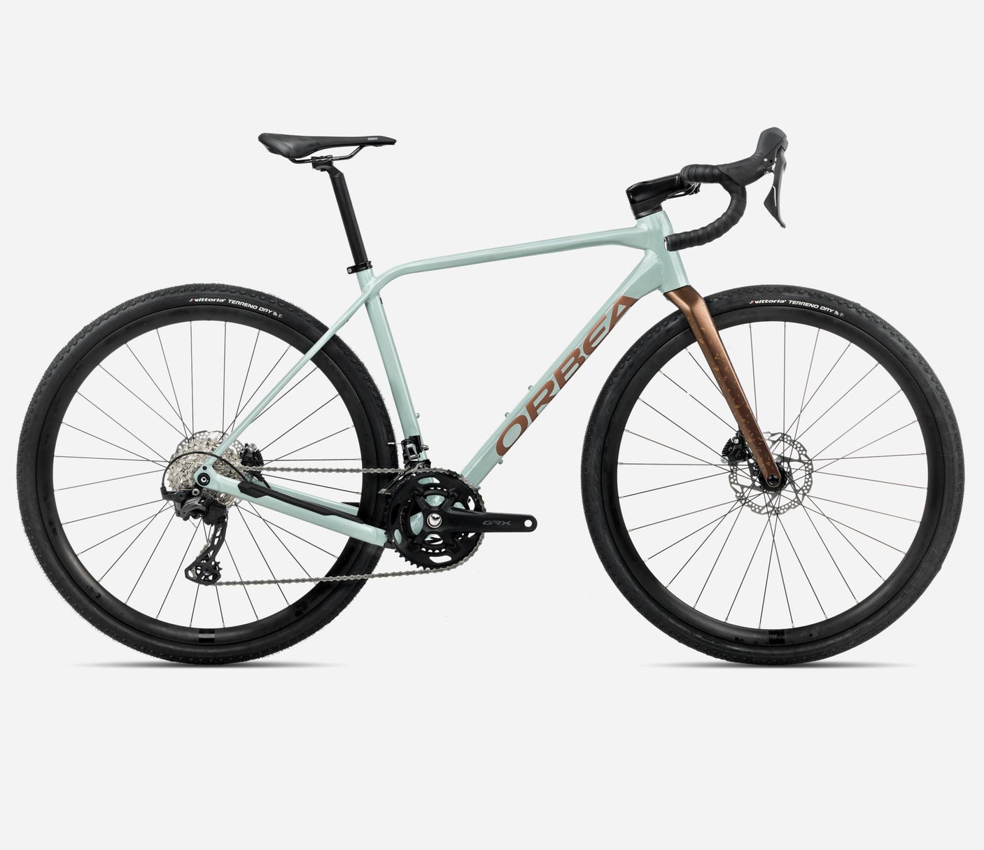 

Гравийный велосипед Orbea terra h30 (2025) - gravelbike - blue stone gloss - copper matt