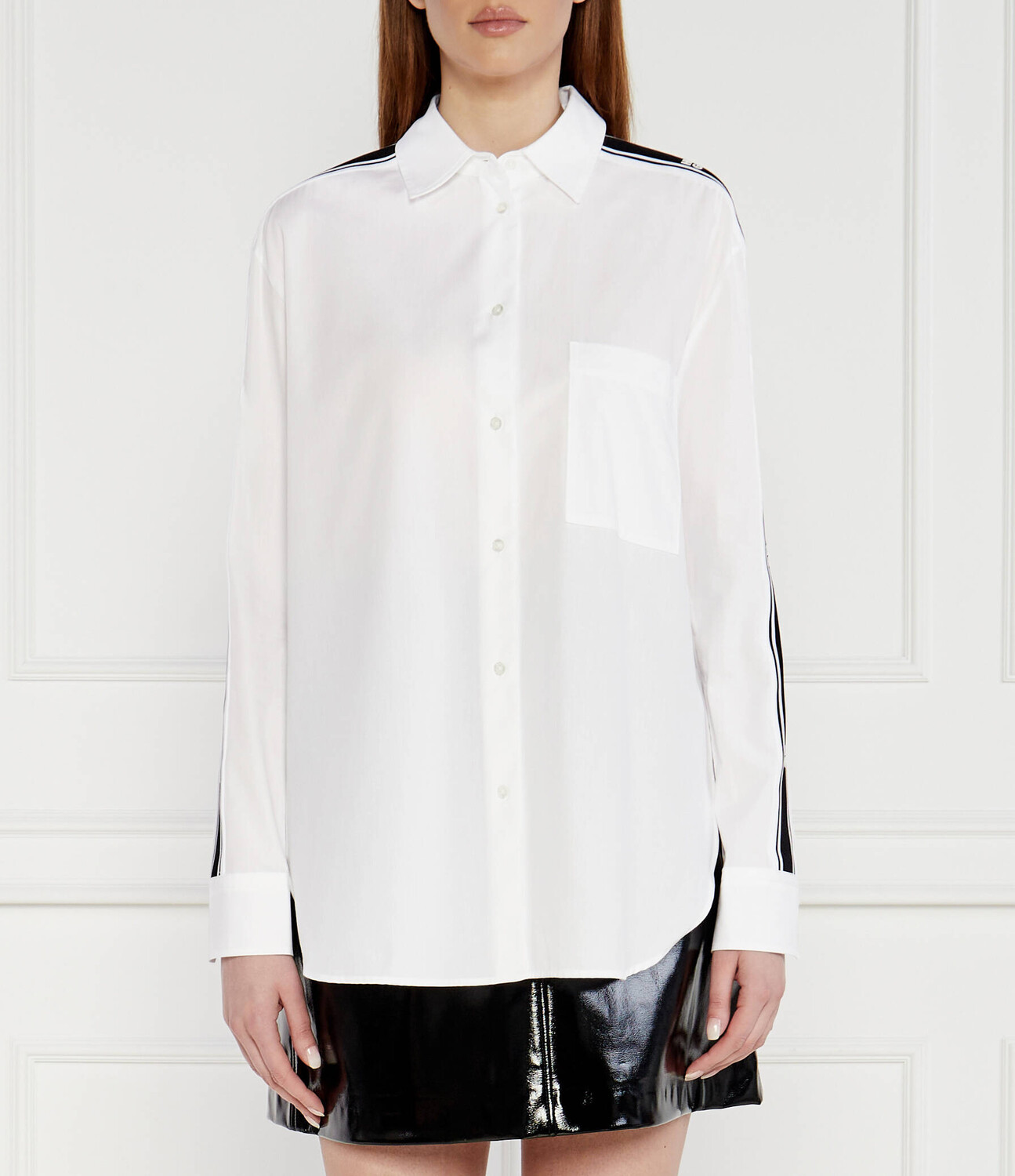 

Рубашка HUGO Elodina Oversize fit, белый