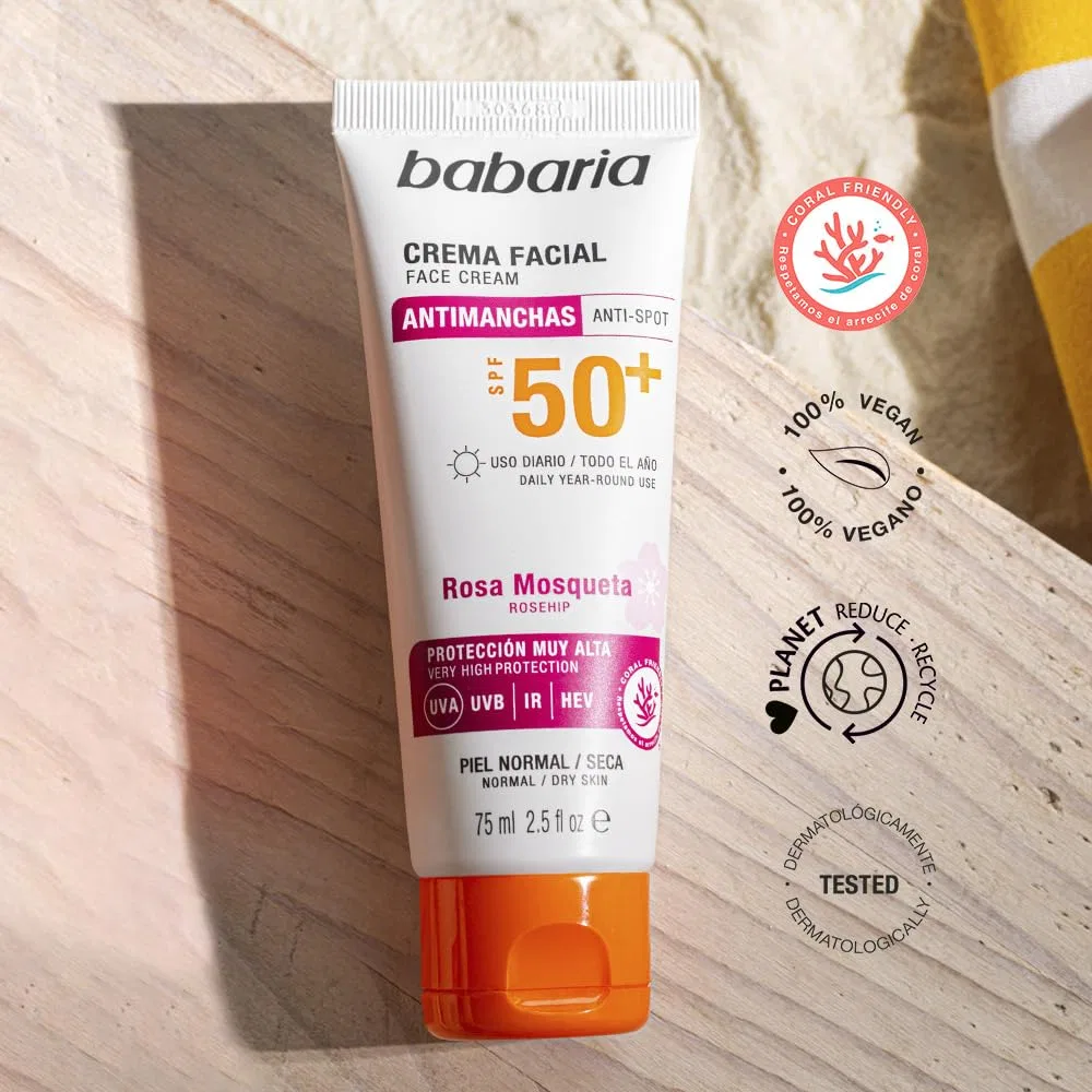 Солнцезащитный флюид для лица и декольте «Anti-Stain» SPF 50+ от Babaria, 75 мл Babaria — фото 3