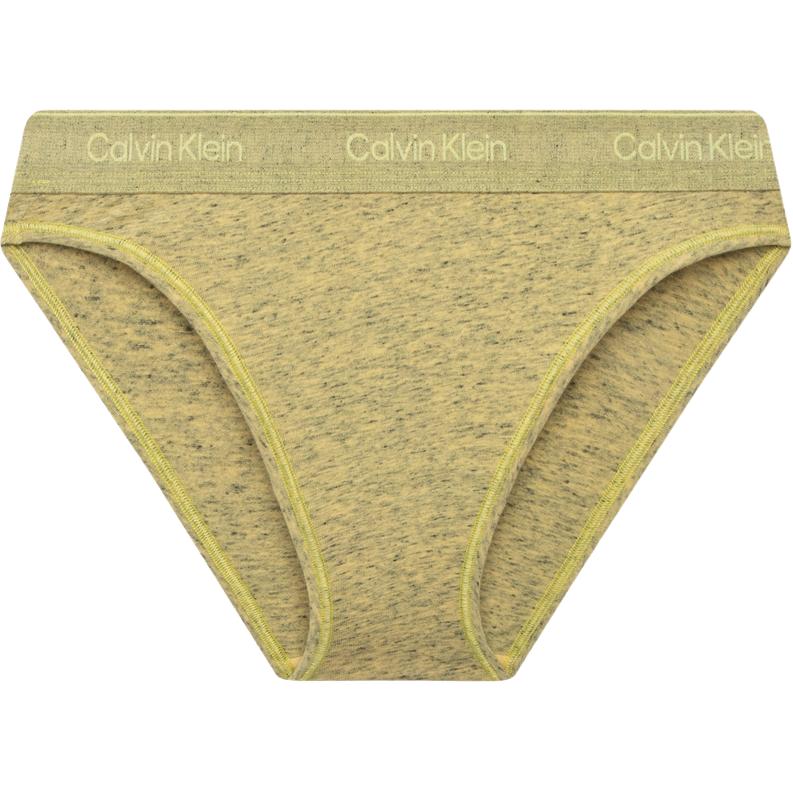 Женские трусы 1 упаковка Calvin Klein, светло-желтый — фото 3