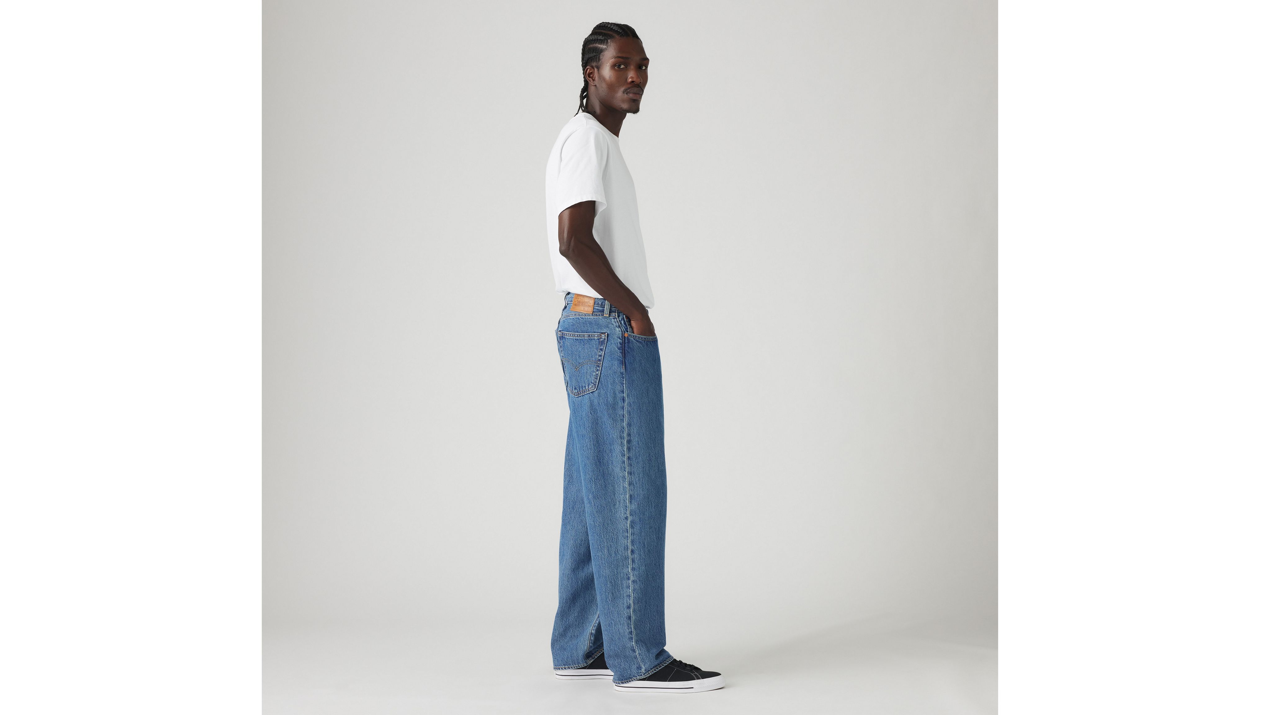 578 Мешковатые мужские джинсы Levi's, цвет The Baggy Family - Medium Wash — фото 3
