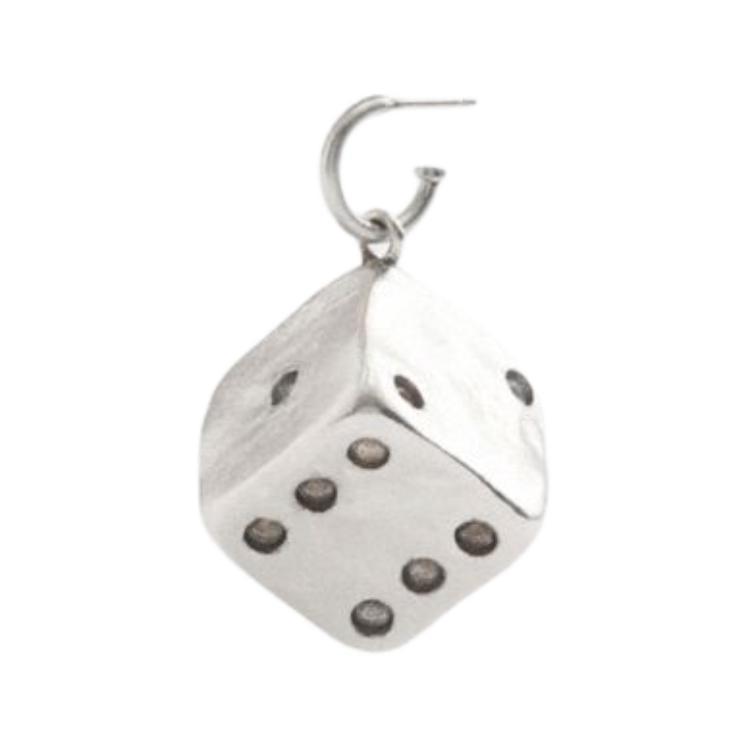 

COACH Сережки из смолы, с покрытием brass plated, titanium, женские, белые