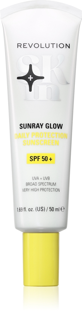 

Ежедневный защитный крем для лица Sunray Glow с осветляющим эффектом Revolution Skincare, spf 50+ 50 мл