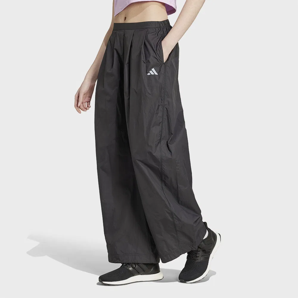 Женские летние брюки-парашюты City Escape чёрного цвета от Adidas