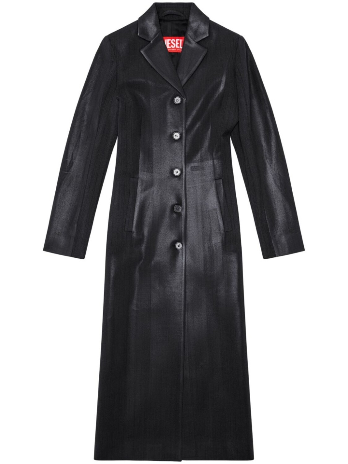 

Diesel однобортное пальто G-Lamour, черный