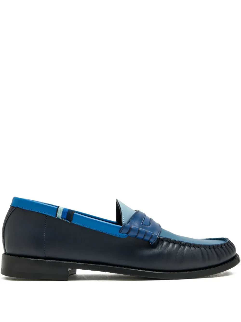 Лоферы с ремешком Penny-strap Blu Scarpa, синий