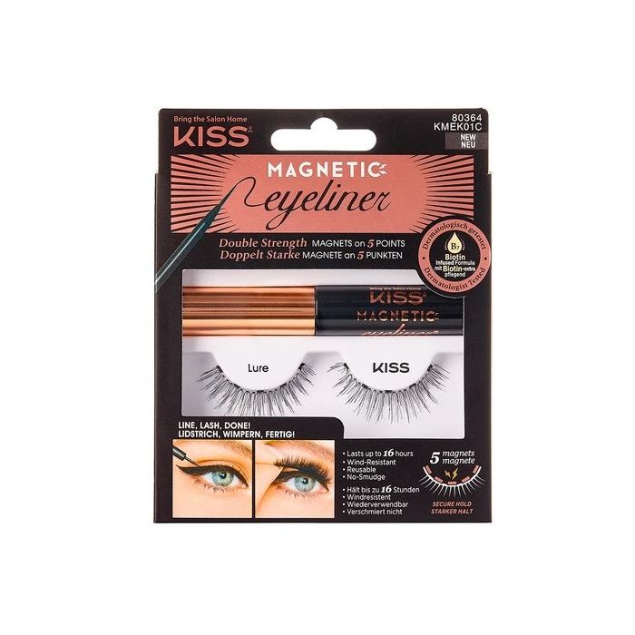 

Набор косметики Magnetic Eyeliner & Lash Kit Kiss, Multicolor