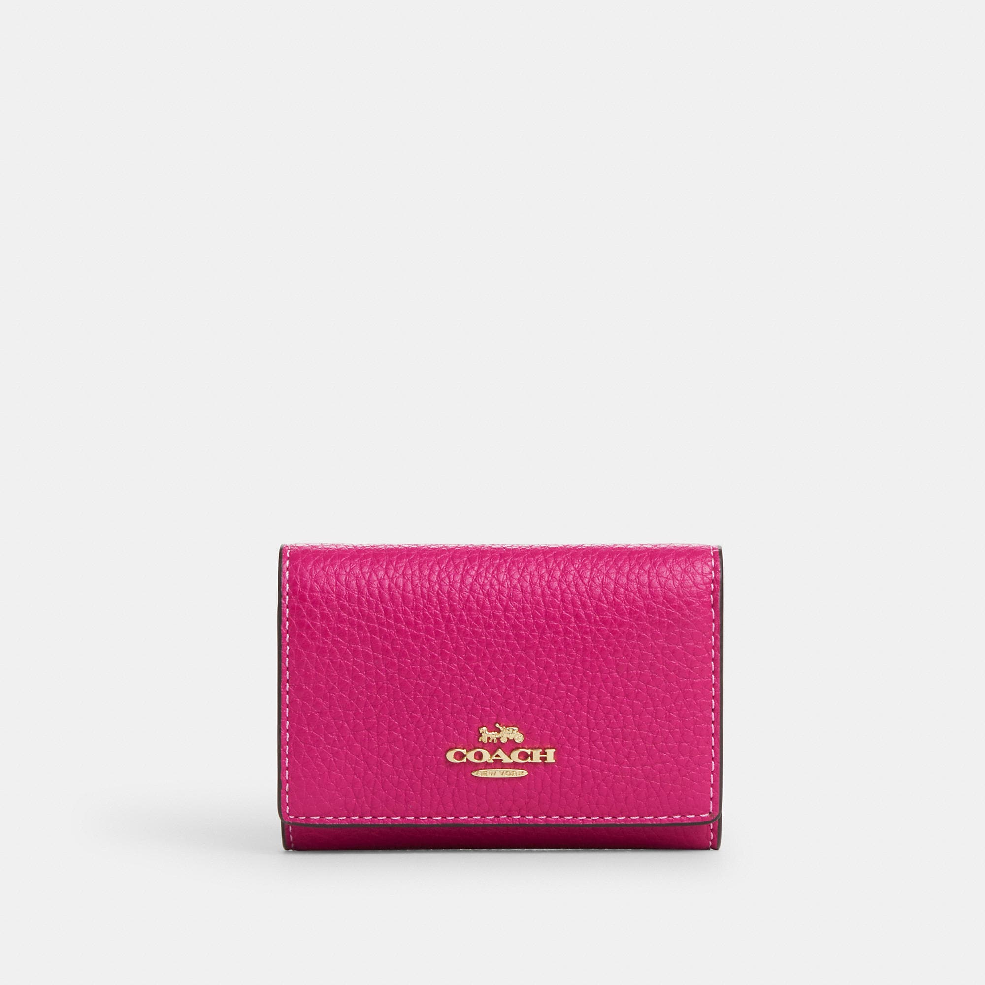 

Микро-кошелек Coach Outlet, цвет cerise