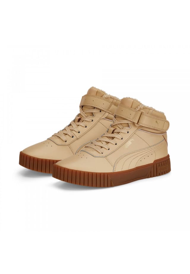 Кроссовки Carina 2.0 mid Puma, бежевый — фото 3