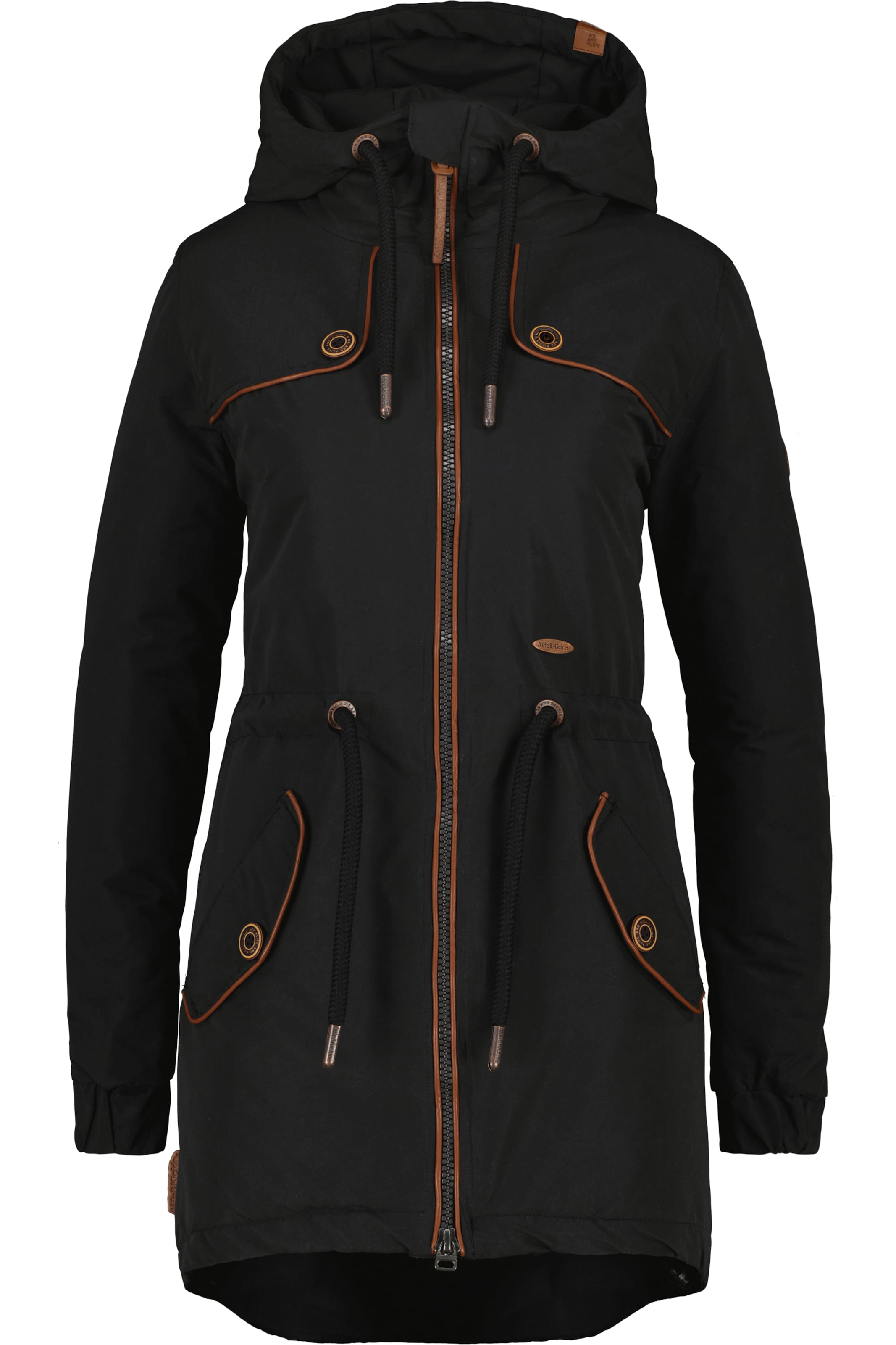 

Alife & kickin Парка для межсезонья 'CharlotteAK A' в черном цвете