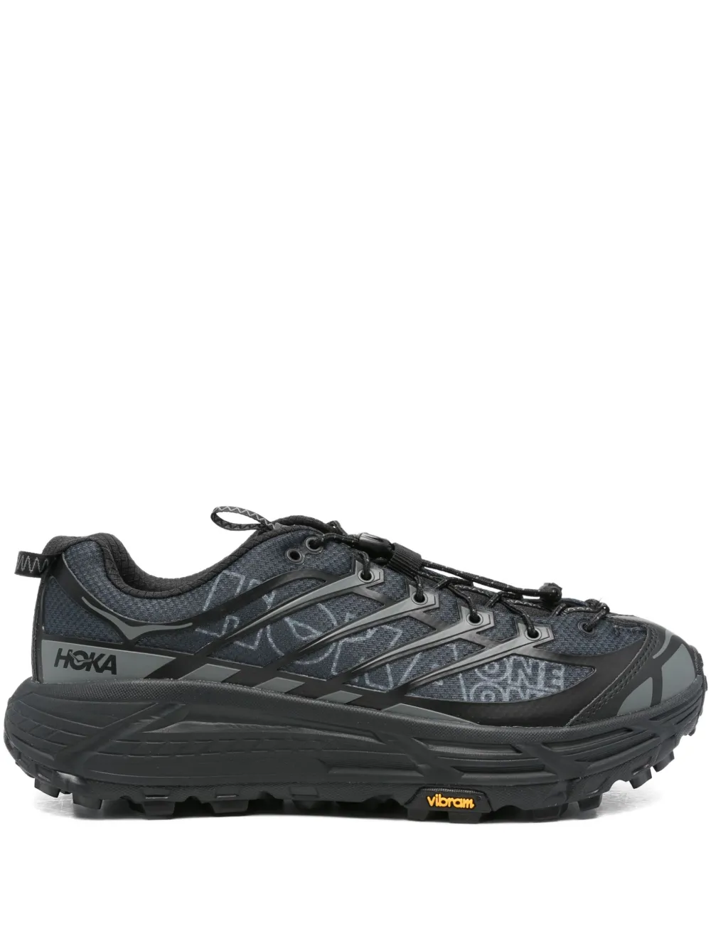

Кроссовки Mafate Three2 с надписью HOKA, черный