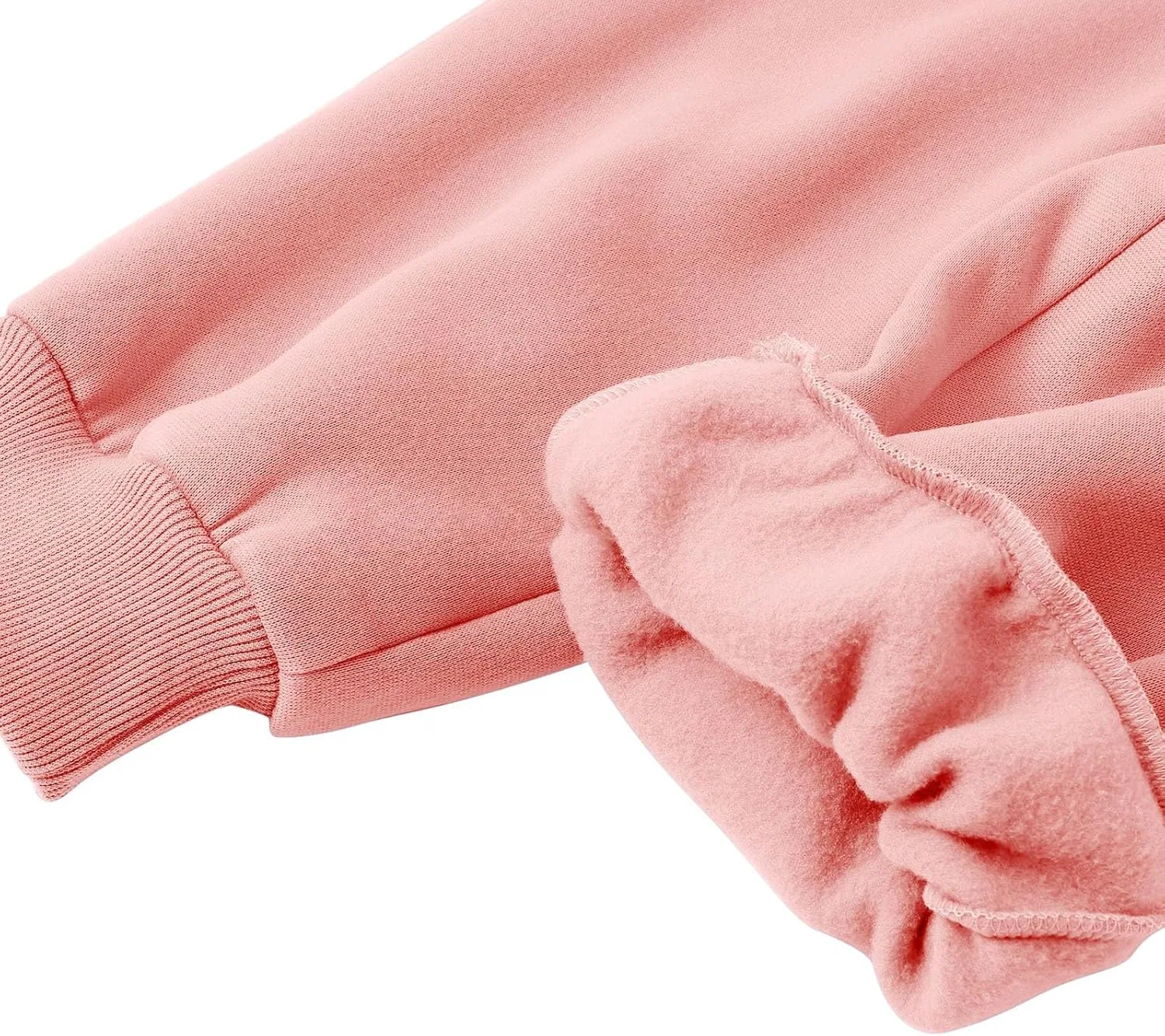 Спортивный костюм для мальчиков и девочек, 2 предмета, флис, Pink — фото 3