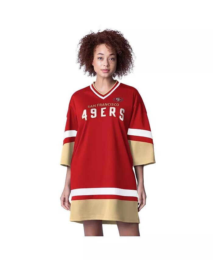 

Женское платье-кроссовки Scarlet San Francisco 49ers Slap Shot с рукавами 3/4 Starter