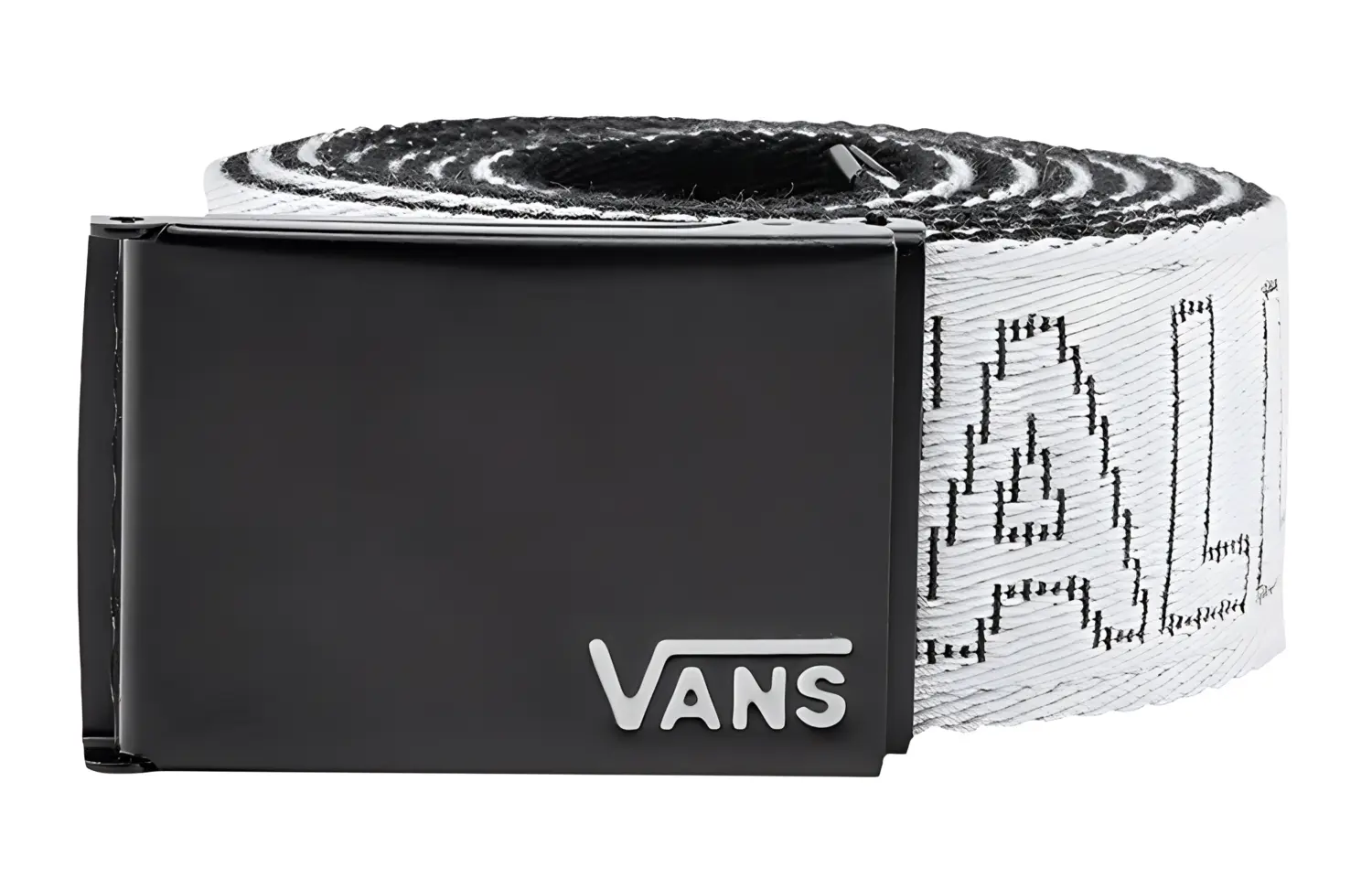 

Полиэстеровый ремень Unisex черно-белый 3,8 см Vans