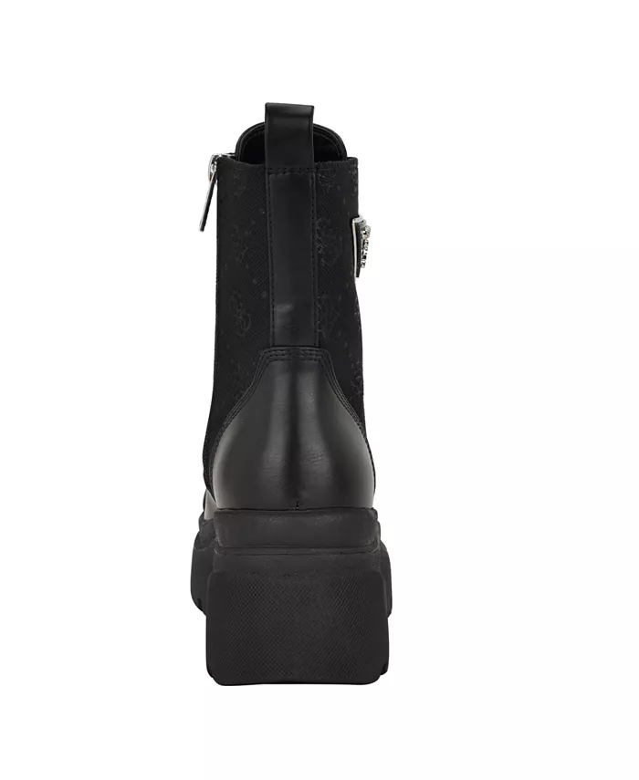 Женские ботинки Yarini Platform Lug Combat Guess, черный — фото 3