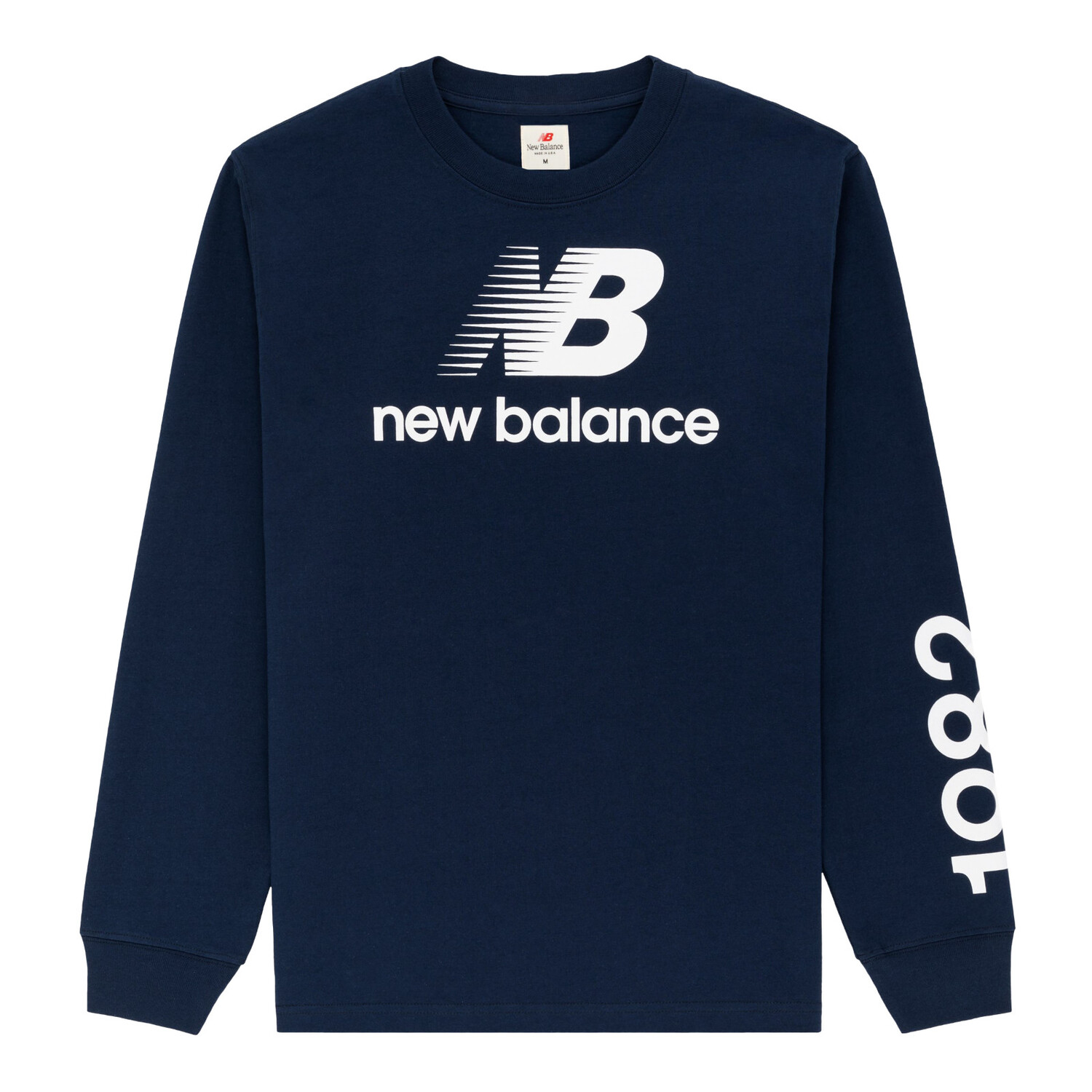 

Футболка Teddy Made унисекс темно-синего цвета New Balance, темно-синий