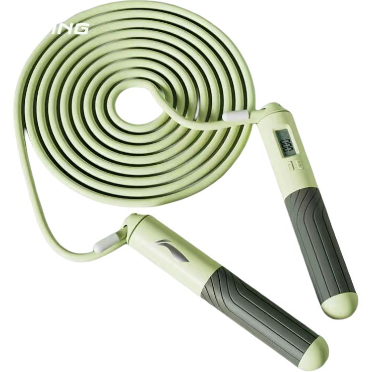 

Профессиональная электронная скакалка для гоночных соревнований с подсчетом прыжков для студентов материал ручки abs, качество троса pvc, стальной трос LINING, Matcha[Four Modes/Accurate Counting/No Knots/No Wrapped]