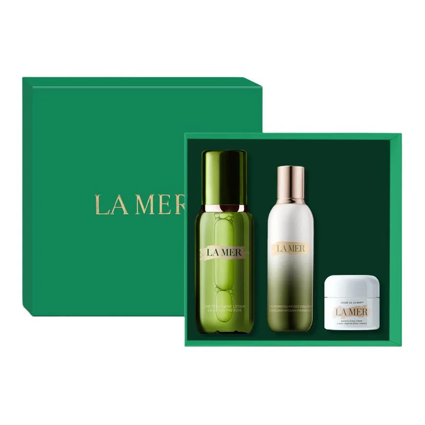 LA MER Набор для ухода за кожей Essence Lotion Essence Cream, увлажняющий бокс из трех предметов, подарок на день рождения для мамы, Essence 125ml+Essence Water 100ml+Face Cream 7ml