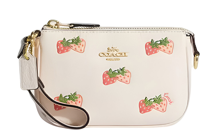 

Женская сумка Nolita 15 с клубничным принтом COACH