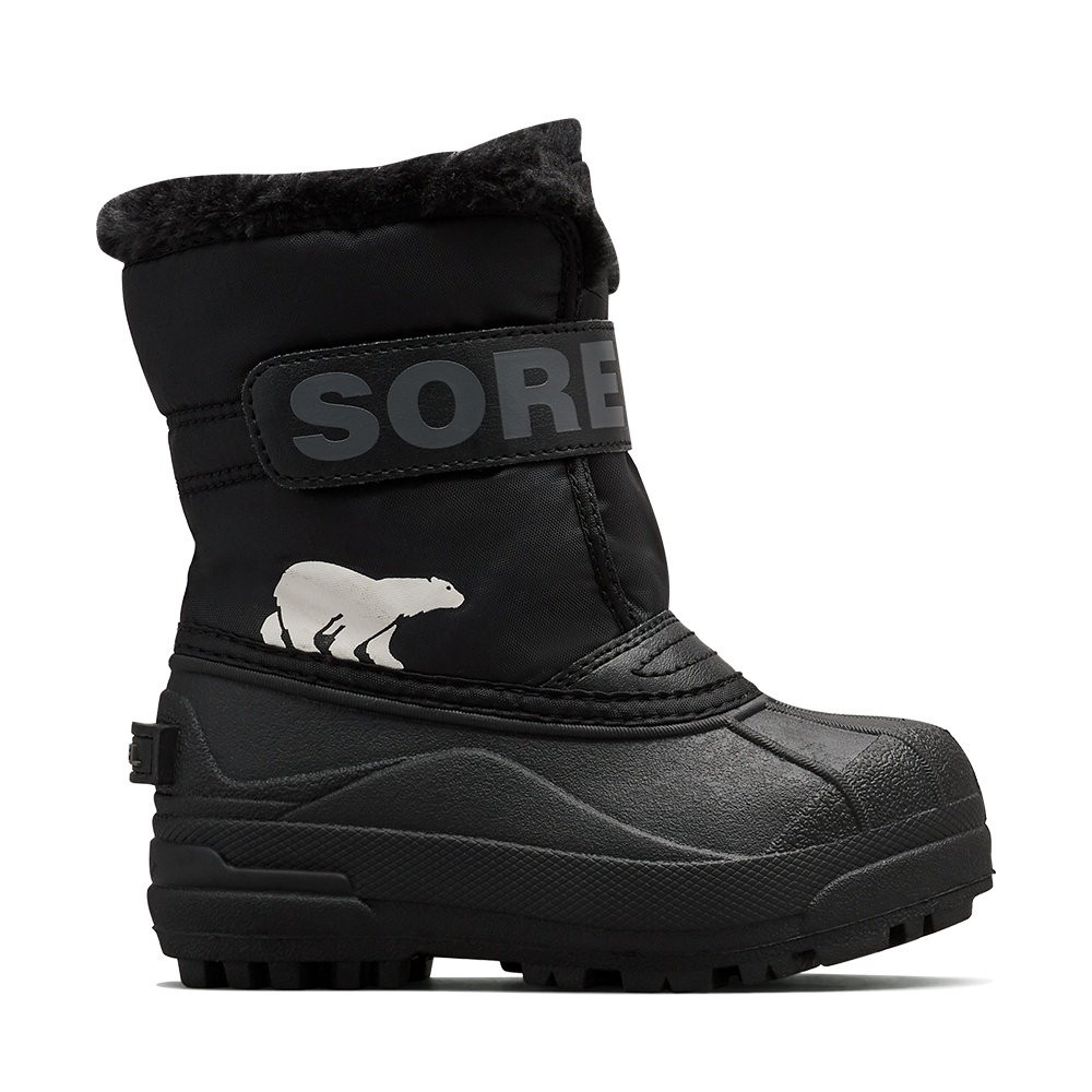 Зимние ботинки Sorel Snow Commander (для маленьких детей), Black/Charcoal — фото 4