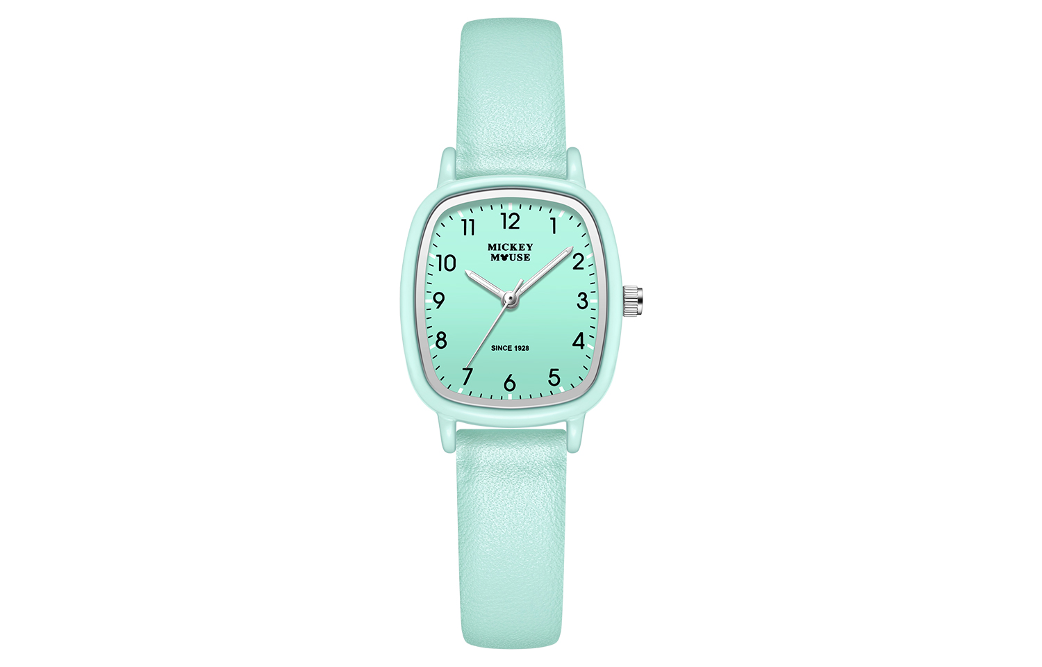 

Disney Часы Mickey Series Quartz Movement Leather Watch Bands Watch Unisex Green Dial