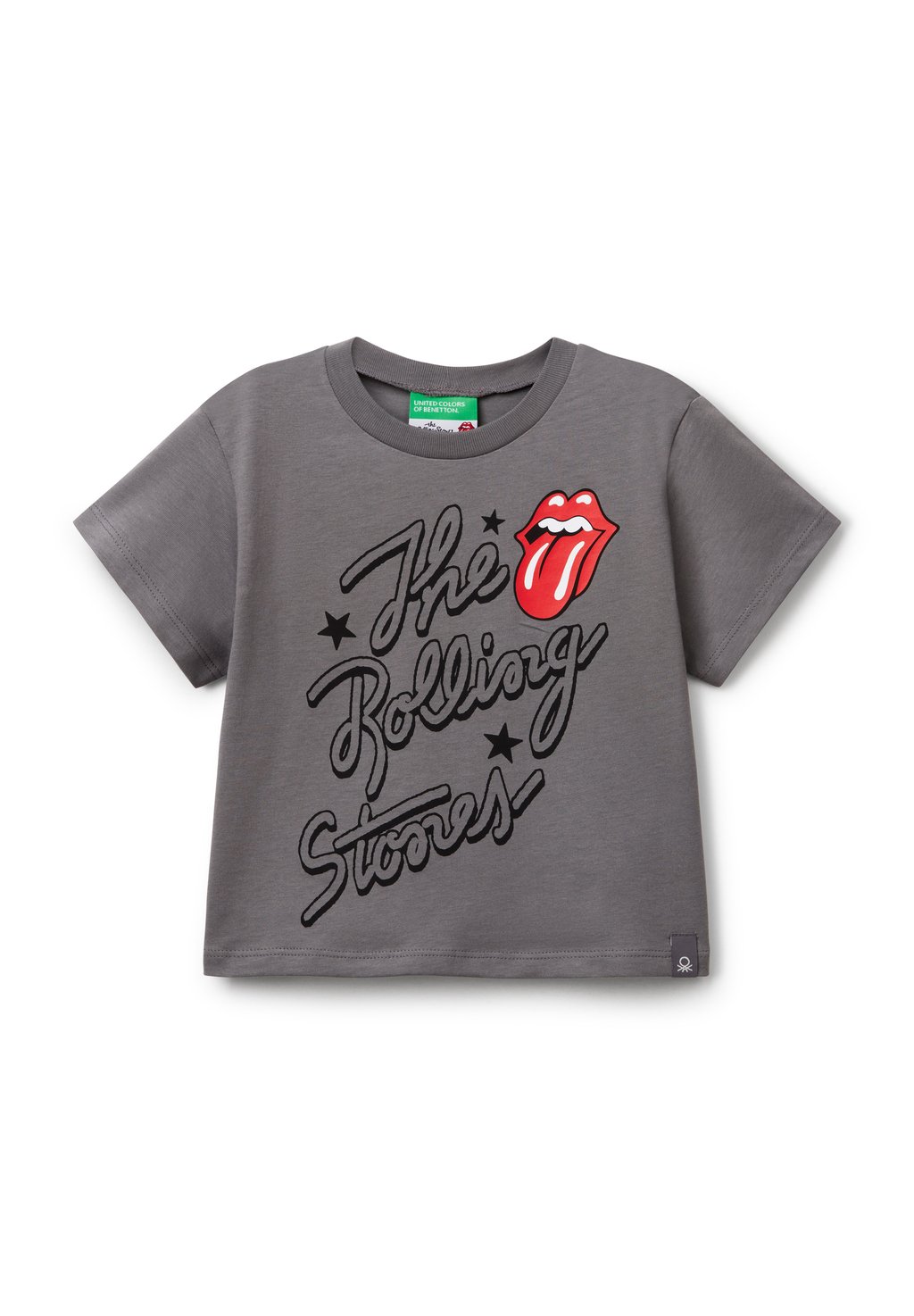 

Футболка с принтом THE ROLLING STONES United Colors of Benetton, серый