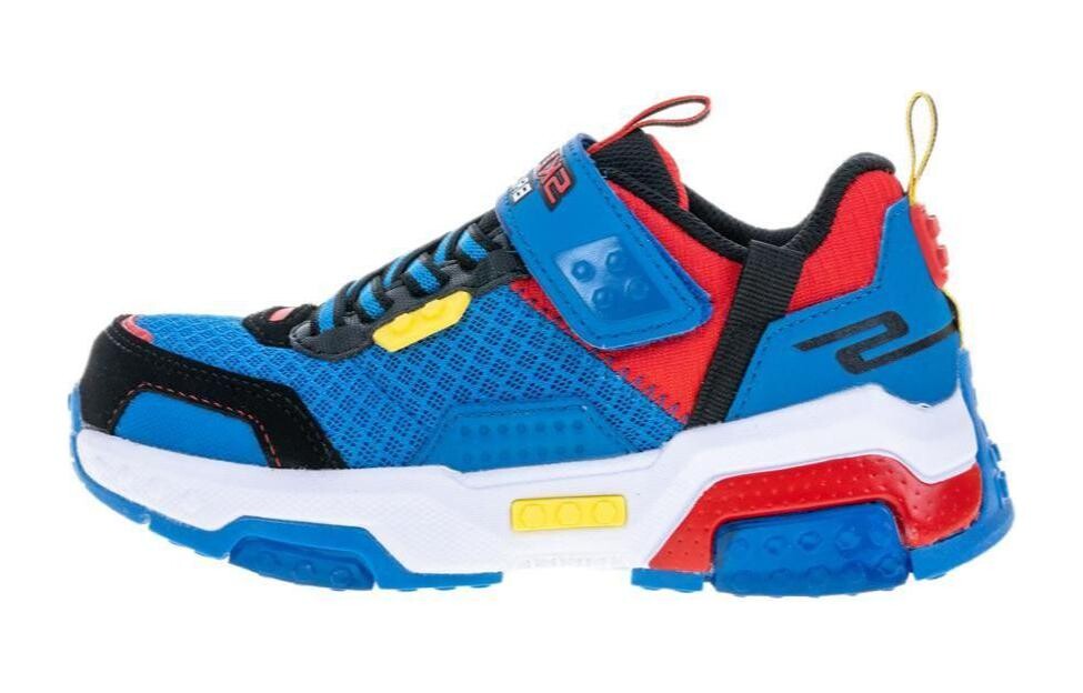 

Кроссовки Quick Kicks Kids, низкие, синие с черной надписью Skechers, синий