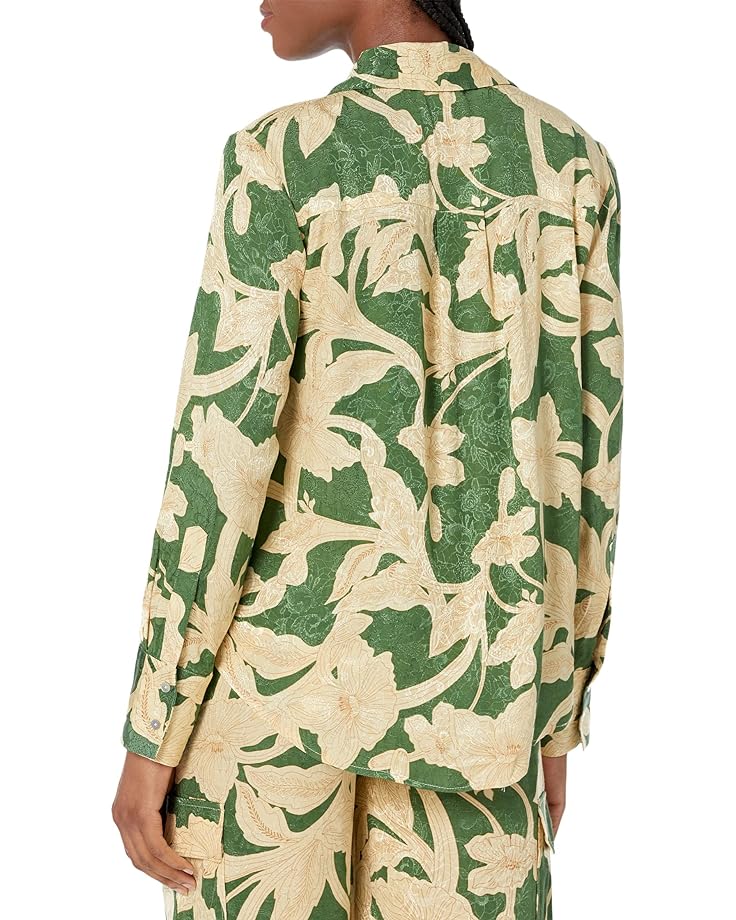 

Рубашка MANGO Cammo Shirt, зеленый