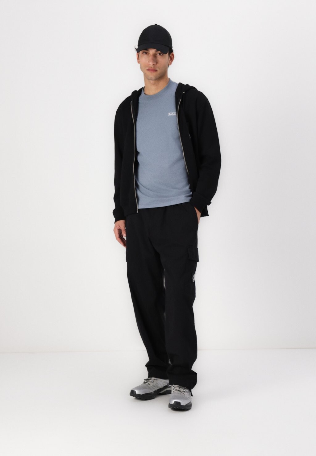 

Толстовка на молнии TONAL LOGO ZIP HOODIE Karl Lagerfeld Jeans, черный