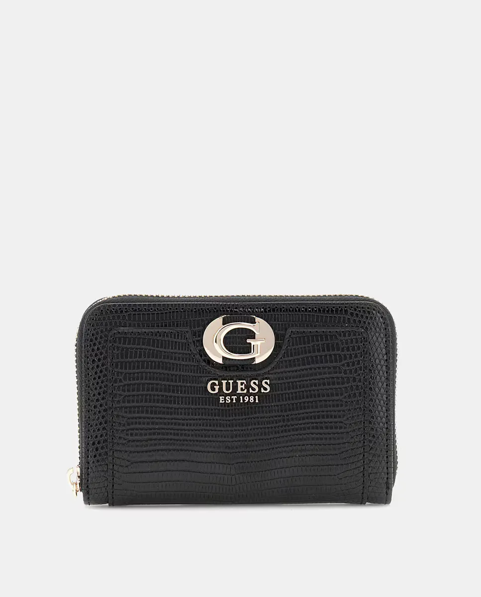 

Женский кошелек среднего размера на молнии Guess, черный