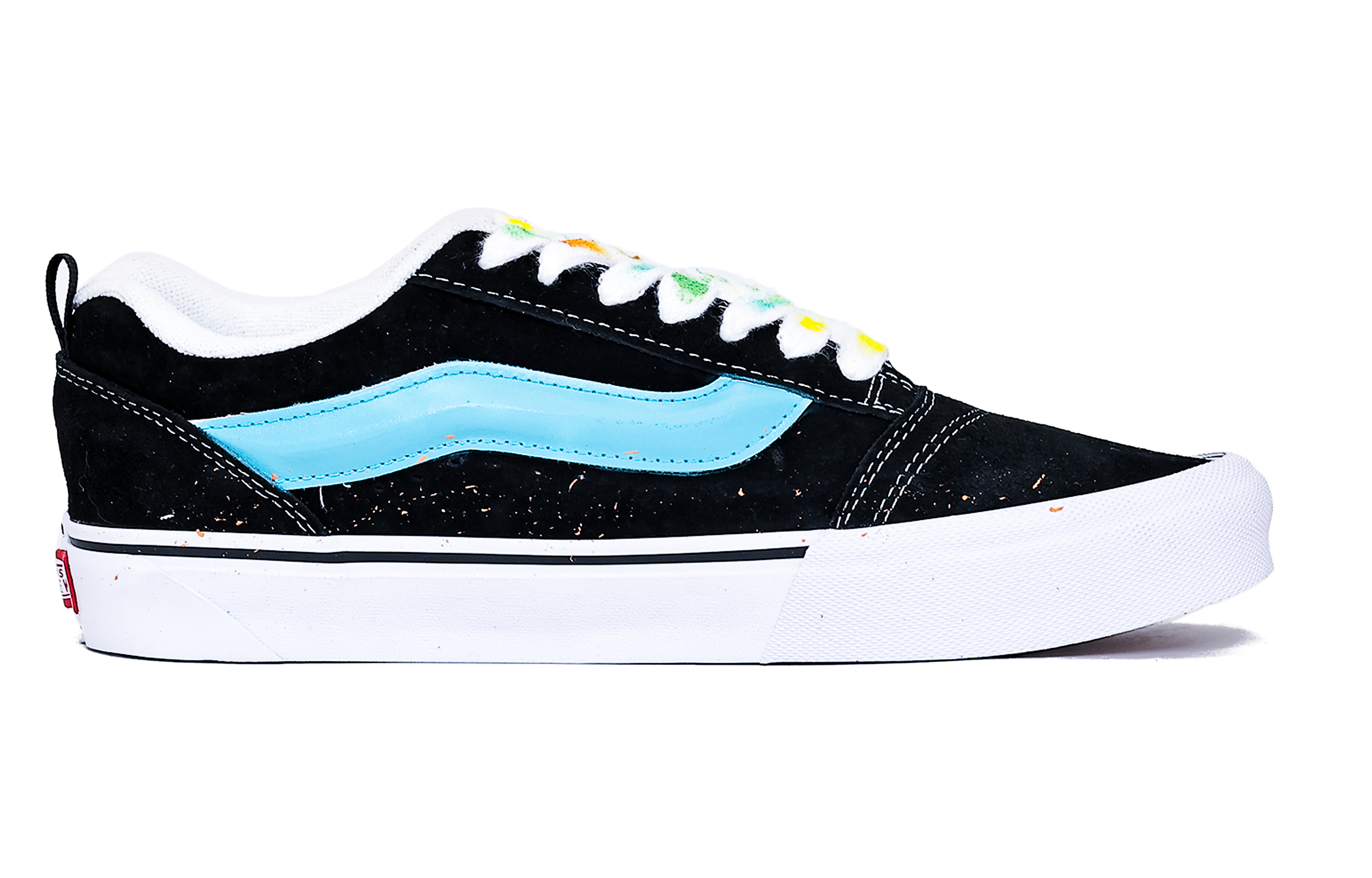 Vans Knu Skool устойчивые к истиранию низкие кроссовки для скейтбординга Unisex Blue Multicolor — фото 4