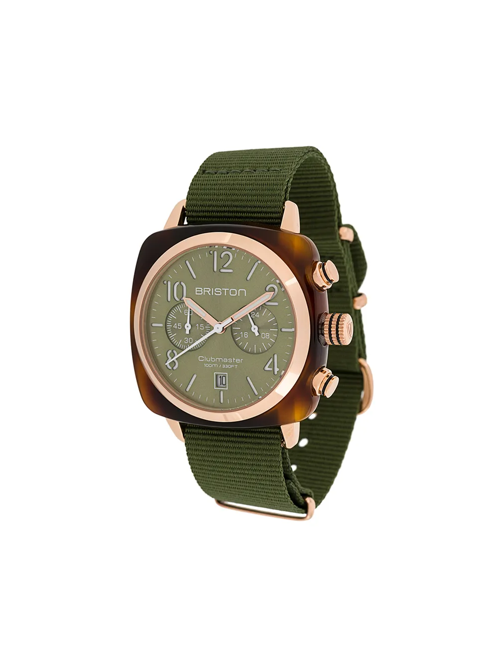 

Наручные часы Clubmaster Classic 40 мм Briston, зеленый