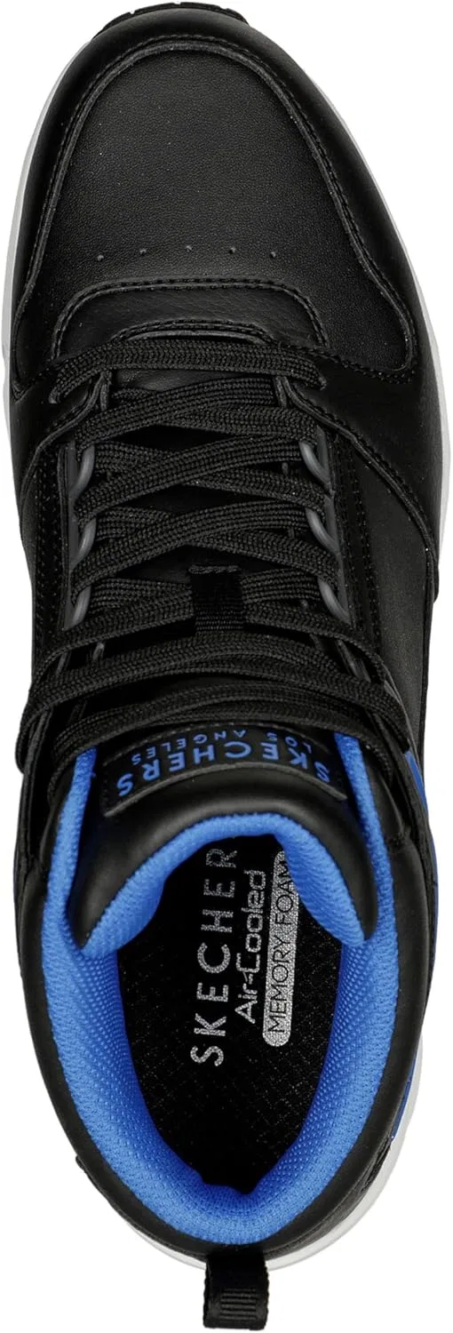 Мужские кроссовки Skechers UNO Keep Close, Black White — фото 2