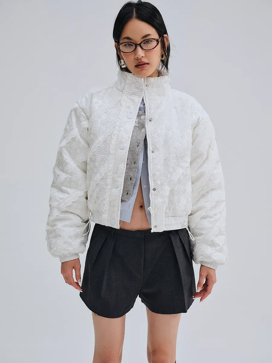 

Пуховик Sloane с люверсами For Love & Lemons, синий