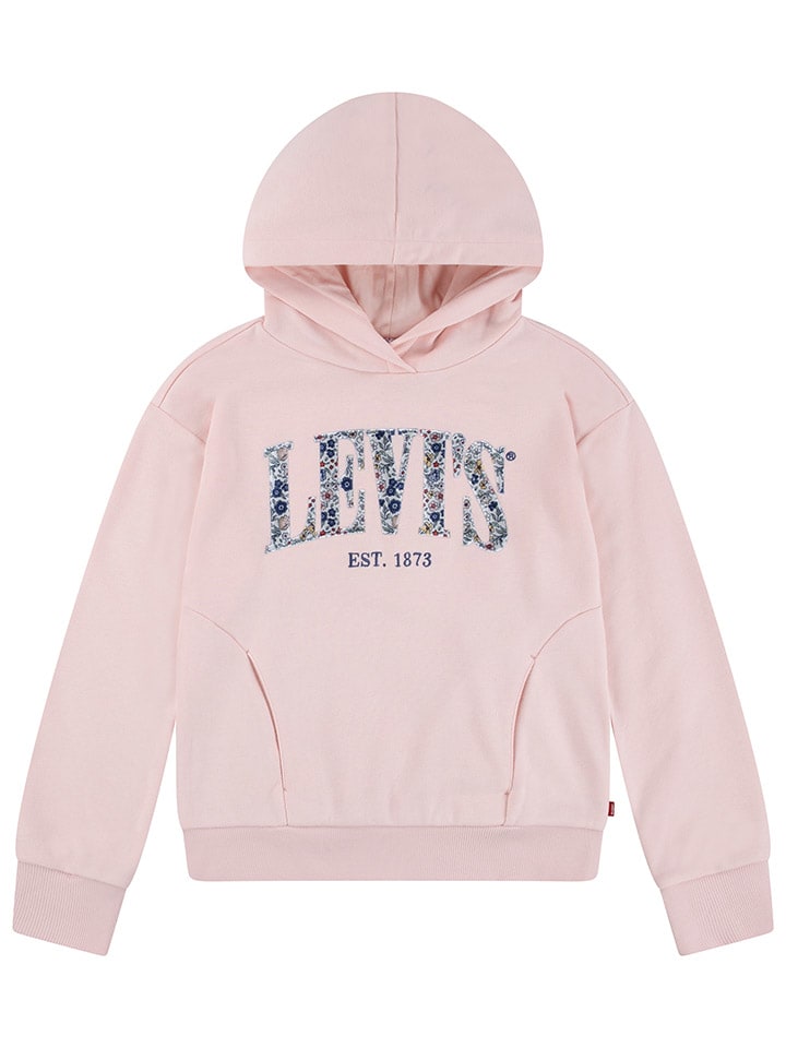 

Толстовка с капюшоном Levi's Kids, розовый