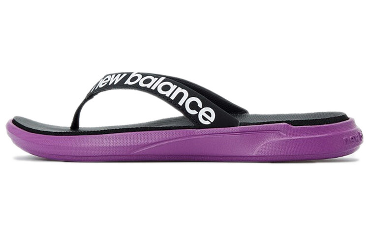 

Шлепанцы женские NB 340 черные/фиолетовые New Balance