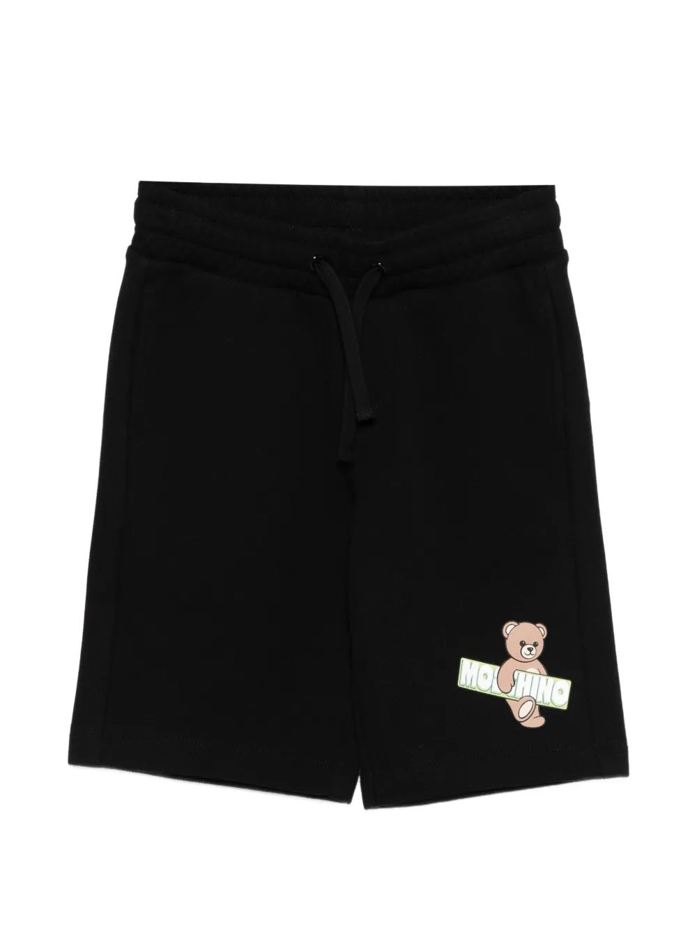 

Шорты с принтом "Тедди" Moschino Kids, черный