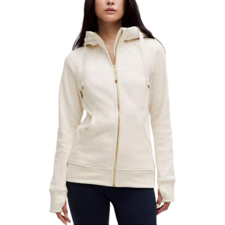 

Lululemon Куртка Scuba Series женская, Mixed Color Bone White Gold Zipper/HDBO/GOLD