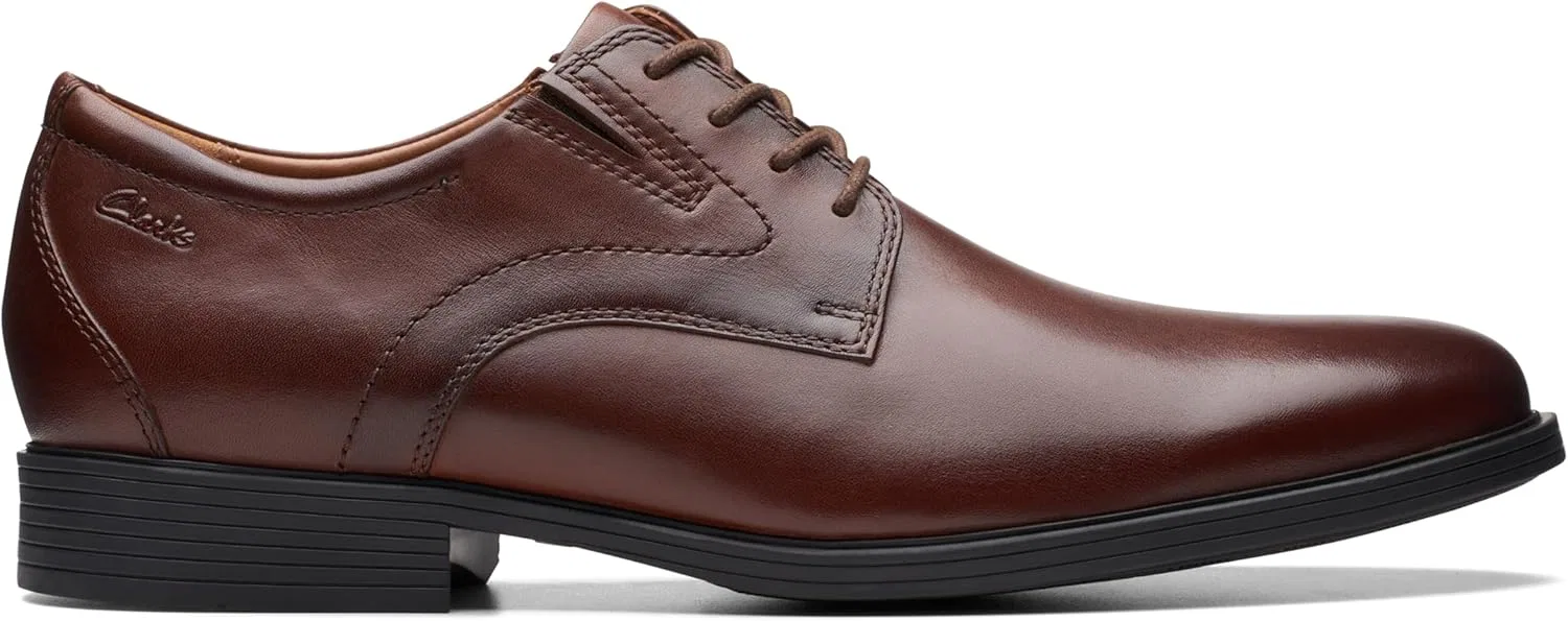 Мужские туфли Clarks Whiddon Plain Oxford, красный — фото 2