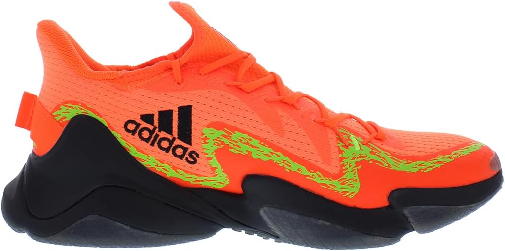 Мужские кроссовки Adidas Mahomes 1 Impact FLX, черный/оранжевый — фото 2