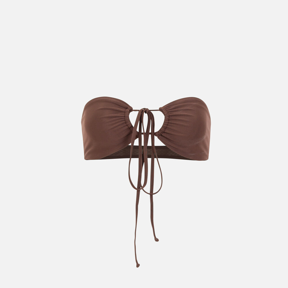 

Топ бикини Gonza Bandeau Top, цвет Marron